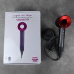 Электрический фен для волос Super Hair Dryer (HD08) (4 Насадки) CN Красный — изображение 3